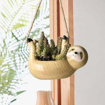 Ceramic Hanging Animal Plant Pot