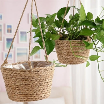 Jute Rope Hanging Planter